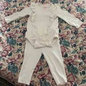 Cat & Jack Gold Glitter Set